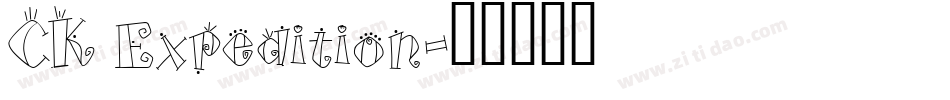 CK Expedition字体转换